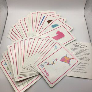Barbie Addition & Counting Cards Early Learning Numbers Pictures Without Box